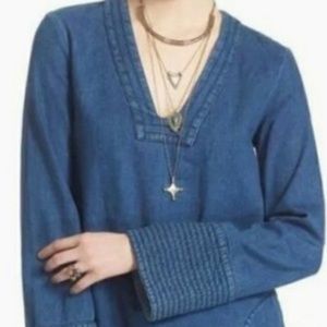 Free People Dreaming of Denim Hendrix Tunic